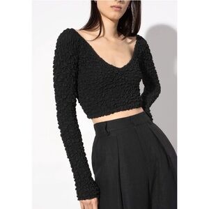 Mara Hoffman Soma Top in Black — Medium